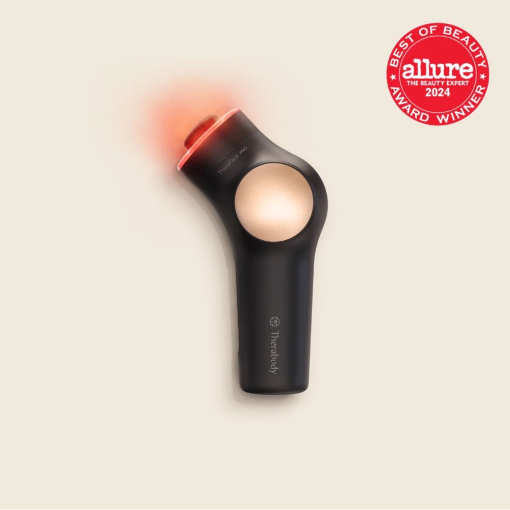 Therabody Black and Gold Skincare Device